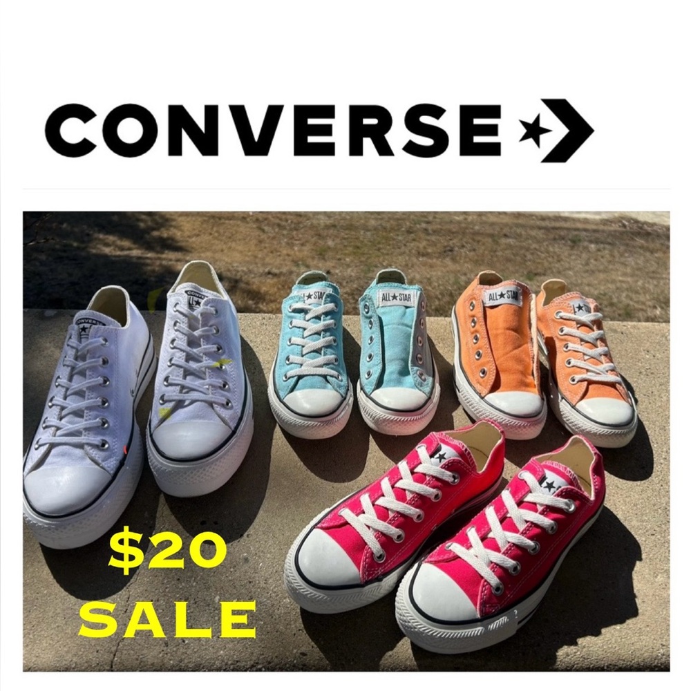 BIG SALE ON CONVERSE! ⭐️ $15-20
Make me an offer! 👟 - Picture 5 of 8